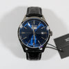 Citizen Men's C7 Series Automatic Blue Dial Black Leather Strap Watch NH8390-20L