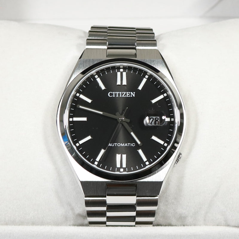 Citizen Tsuyosa Automatic Men's Stainless Steel Black Dial Watch NJ0150-81E