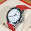 Omega Seamaster 300M 210.30.42.20.04.001 White Dial Watch And Extra Zealande Strap
