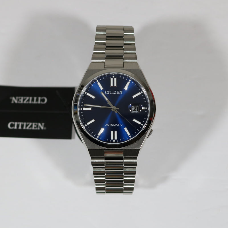 Citizen Tsuyosa Automatic Men's Stainless Steel Blue Dial Watch NJ0150-81L
