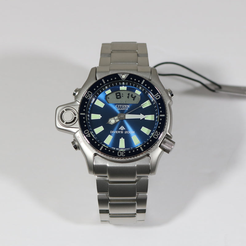 Citizen Promaster Aqualand Blue Dial Stainless Steel Diver Men's Watch JP2000-67L