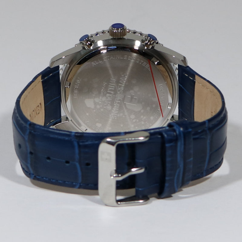 Swiss Alpine Military Sentinel Chronograph PU blue 7073.9835 