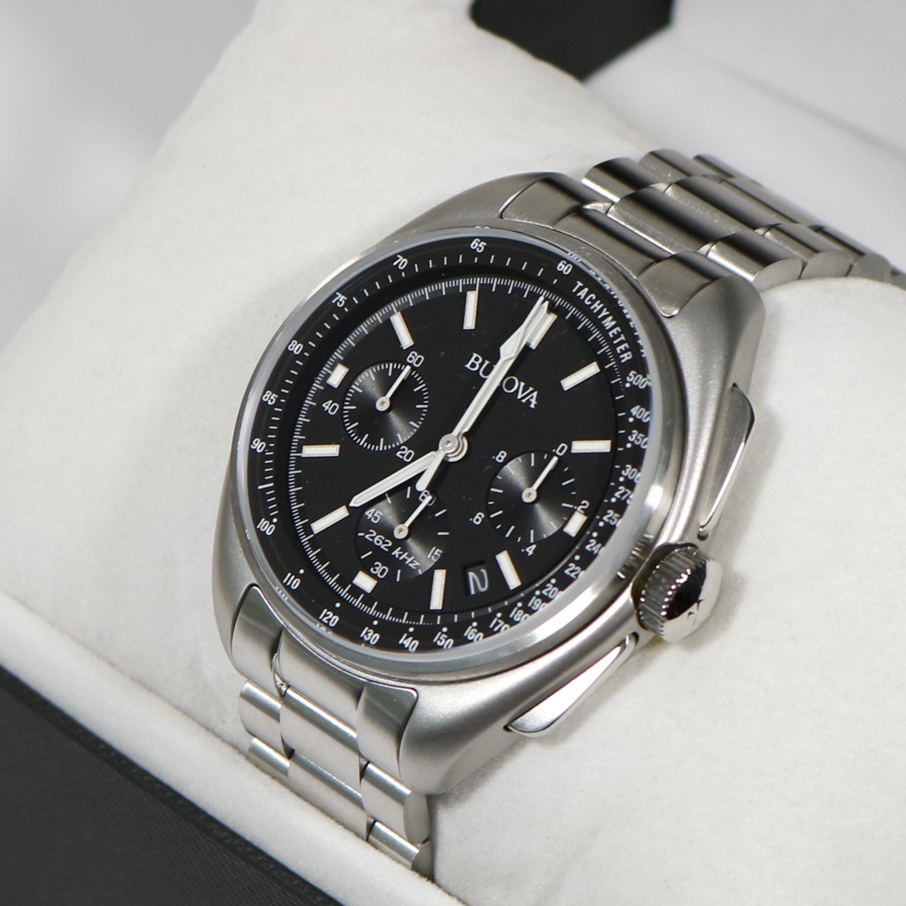 Bulova men's special edition moon on sale watch stainless steel 96b258