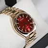 Citizen Tsuyosa Automatic Gold Tone Steel Red Dial Watch NJ0153-82X