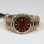 Citizen Tsuyosa Automatic Gold Tone Steel Red Dial Watch NJ0153-82X