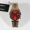 Citizen Tsuyosa Automatic Gold Tone Steel Red Dial Watch NJ0153-82X