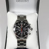 Orient Sports Mako Solar Black Dial Men's Stainless Steel Watch RA-TX0202B10B