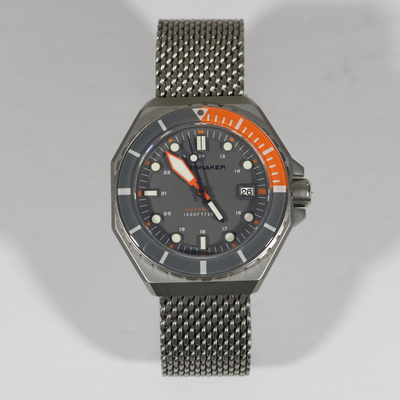 Spinnaker Dumas Sandblast Grey Dial Men's Diver Watch SP-5081-99