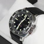 Spinnaker Hull Diver Black Dial Stainless Steel Case Men's Watch SP-5088-01