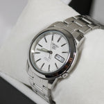 Seiko 5 Stainless Steel White Dial Automatic Men's Watch SNKE49K1