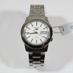 Seiko 5 Stainless Steel White Dial Automatic Men's Watch SNKE49K1