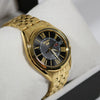 Seiko 5 Gold Tone Stainless Steel Gold Dial Men's Automatic Watch SNKL40K1