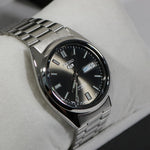Seiko 5 Automatic Stainless Steel Black Dial Men's Watch SNXS79J1