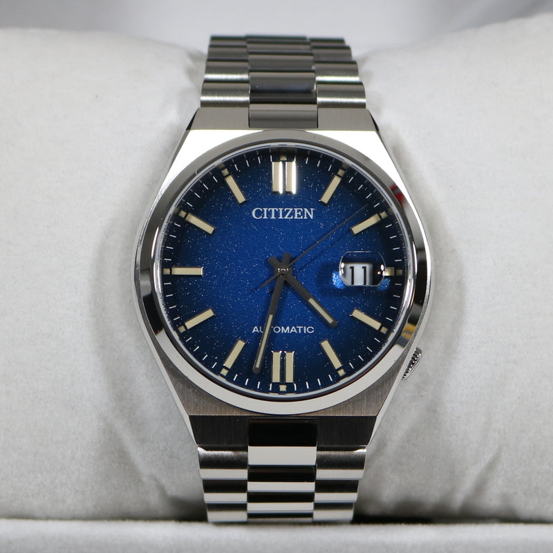 Citizen Tsuyosa Automatic Men's Stainless Steel Blue Gradient Dial Watch NJ0151-88L