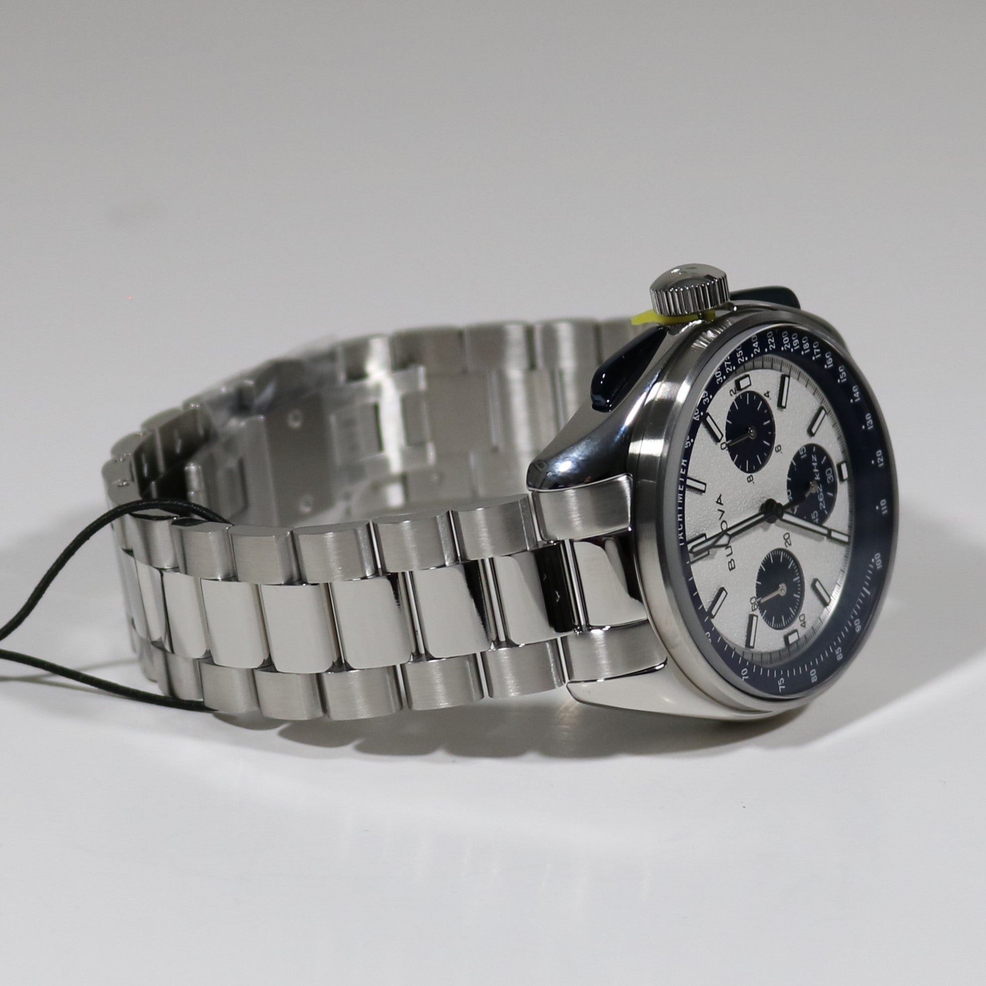 Bulova Lunar Pilot Special Edition White Dial Stainless Steel Watch 98K112