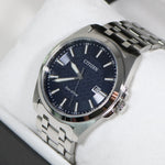 Citizen Eco-Drive Classic Blue Dial Men's Stainless Steel Watch BM7108-81L