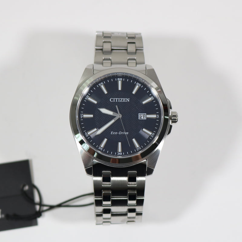 Citizen Eco-Drive Classic Blue Dial Men's Stainless Steel Watch BM7108-81L