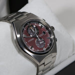 Citizen Super Titanium Chronograph Red Dial Men's Watch CA7090-87X