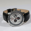 Swiss Alpine Military Silver Dial Stainless Steel Chronograph Watch 7078.9538