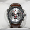 Swiss Alpine Military Silver Dial Stainless Steel Chronograph Watch 7078.9532