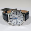 Citizen Eco-Drive White Dial Stainless Steel Blue Leather Strap Watch CA7069-16A