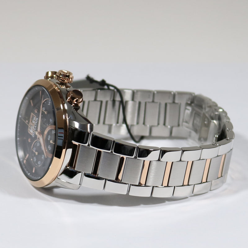 Bulova Sutton Two Tone Stainless Steel Men's Chronograph Watch 98B335