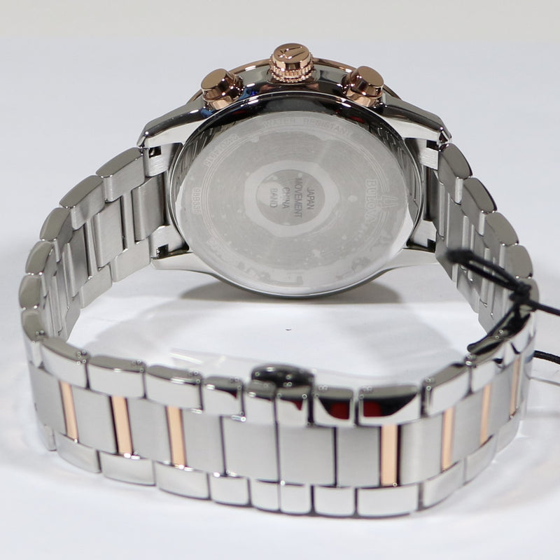 Bulova Sutton Two Tone Stainless Steel Men's Chronograph Watch 98B335
