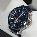 Bulova Marine Star Men's Stainless Steel Automatic Blue Dial Watch 96A291