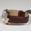Bulova American Clipper Automatic Skeleton Dial Rose Gold Tone Watch 97A172