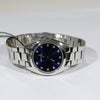 Bulova Surveyor Blue Dial Diamond Markers Stainless Steel Women's Watch 96P229