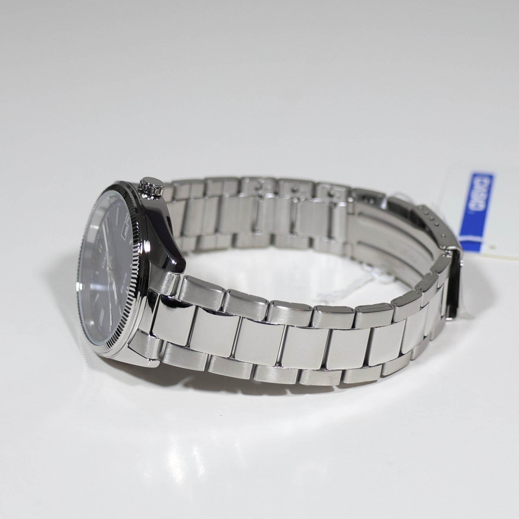 Casio Men's Vintage Blue Dial Stainless Steel Watch MTP-1302PD-2AVEF