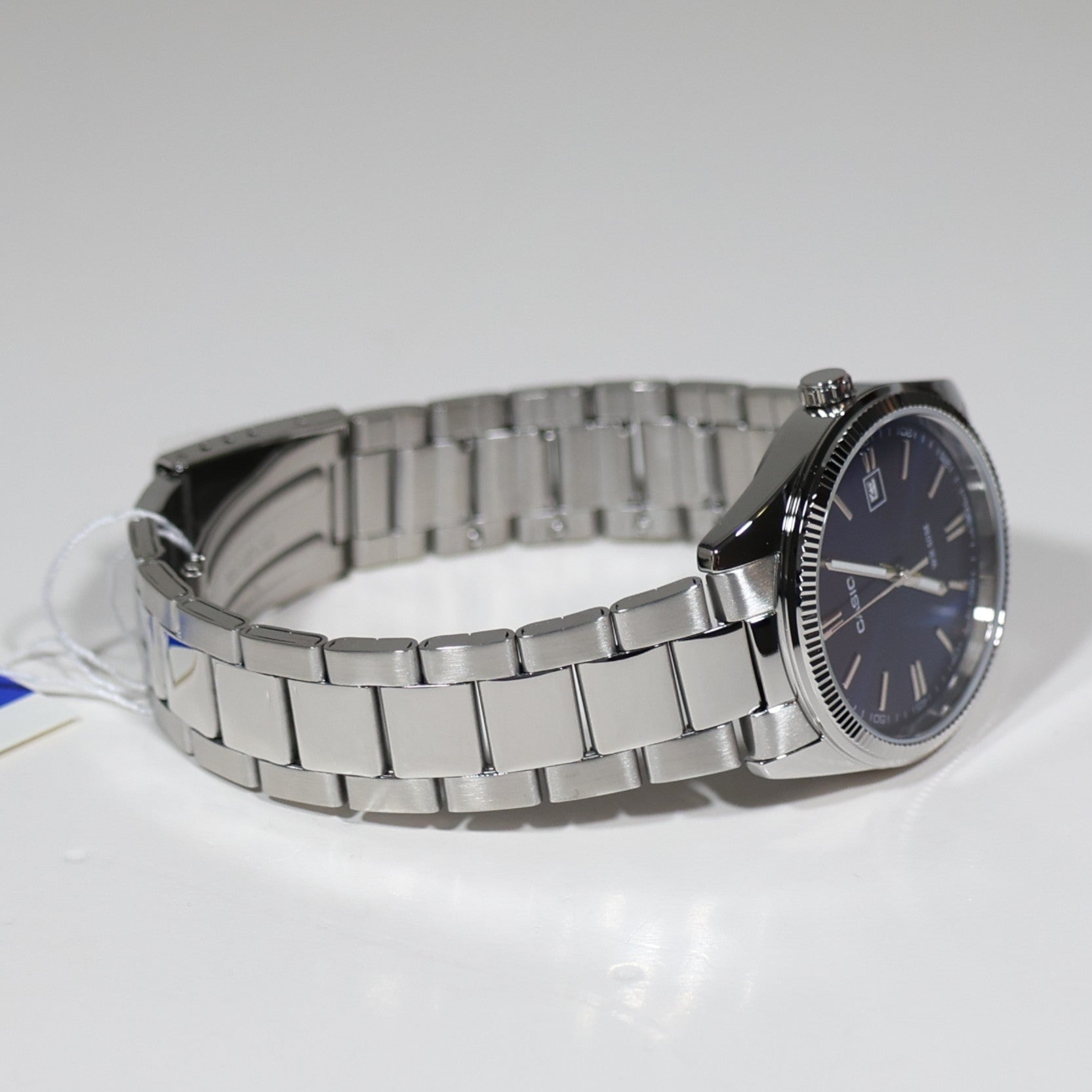 Casio Men's Vintage Blue Dial Stainless Steel Watch MTP-1302PD-2AVEF