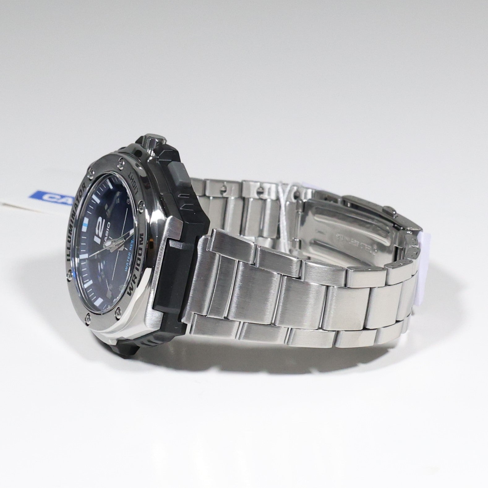 Casio Illuminator Blue Dial Stainless Steel Men's Watch MWA-100HD-2AVEF