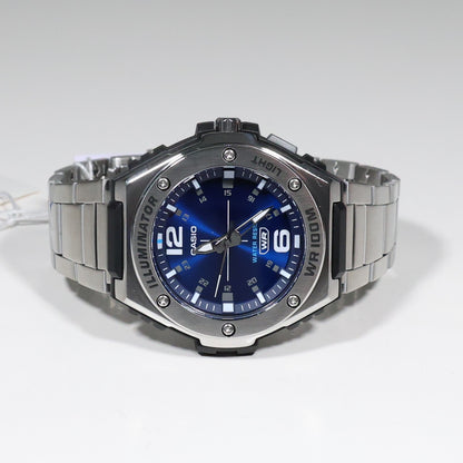 Casio Illuminator Blue Dial Stainless Steel Men's Watch MWA-100HD-2AVEF
