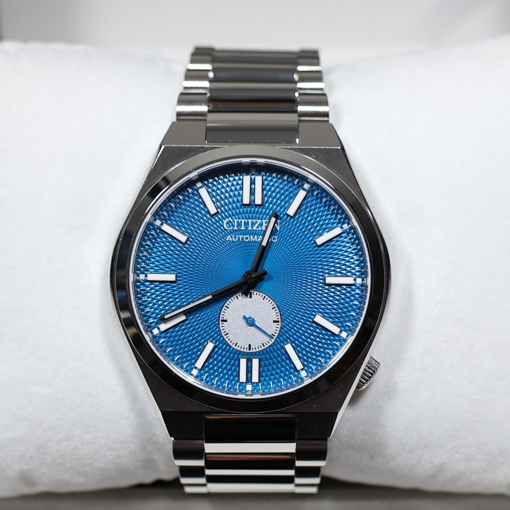 Citizen Tsuyosa Small Seconds Hand Blue Dial Stainless Steel Watch NK5010-51L