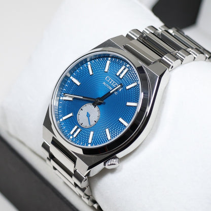 Citizen Tsuyosa Small Seconds Hand Blue Dial Stainless Steel Watch NK5010-51L