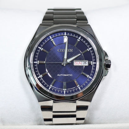 Citizen Stainless Steel Blue Dial Men's Automatic Watch NP4080-50L Pre-Owned