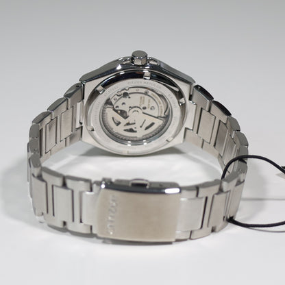 Citizen Stainless Steel Blue Dial Men's Automatic Watch NP4080-50L Pre-Owned