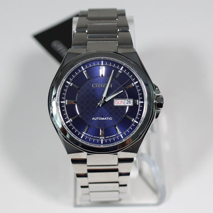 Citizen Stainless Steel Blue Dial Men's Automatic Watch NP4080-50L Pre-Owned