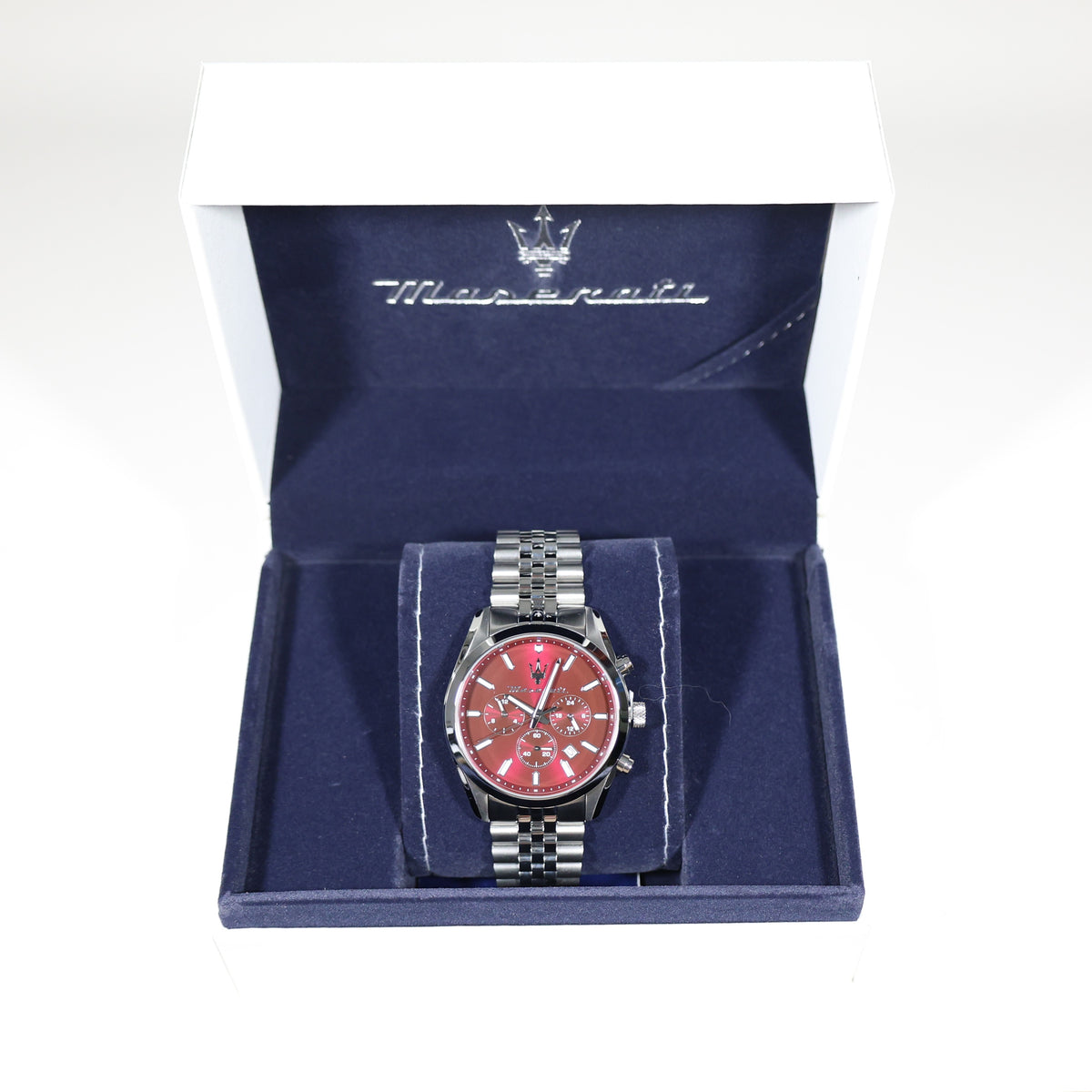 Maserati Attrazione Red Dial Chronograph Men's Watch R885315104