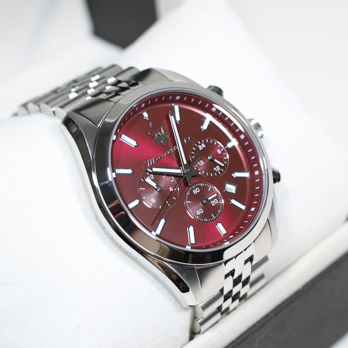 Maserati Attrazione Red Dial Chronograph Men's Watch R885315104