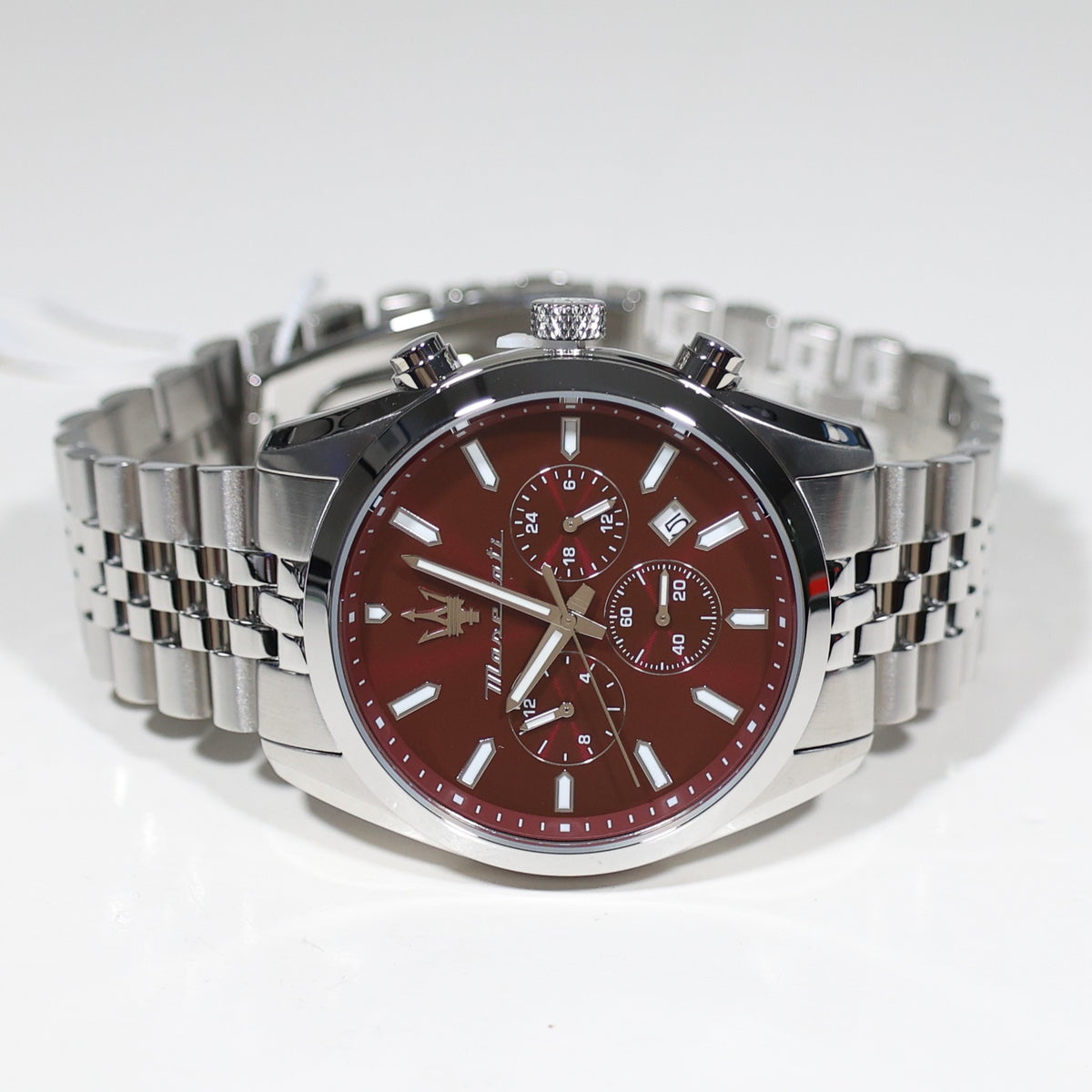 Maserati Attrazione Red Dial Chronograph Men's Watch R885315104