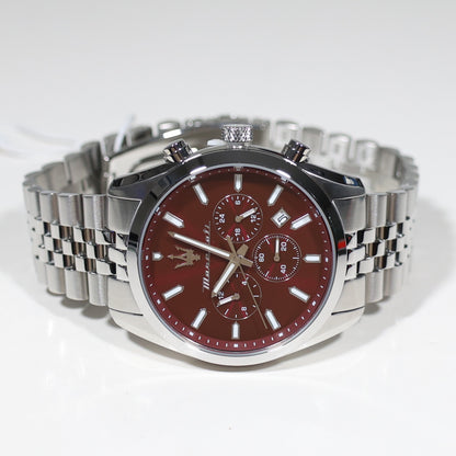 Maserati Attrazione Red Dial Chronograph Men's Watch R885315104