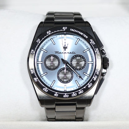 Maserati Velocita Men's Blue Dial Stainless Steel Chronograph Watch R8873652004