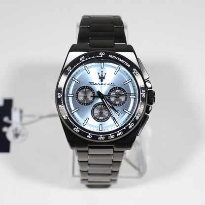 Maserati Velocita Men's Blue Dial Stainless Steel Chronograph Watch R8873652004