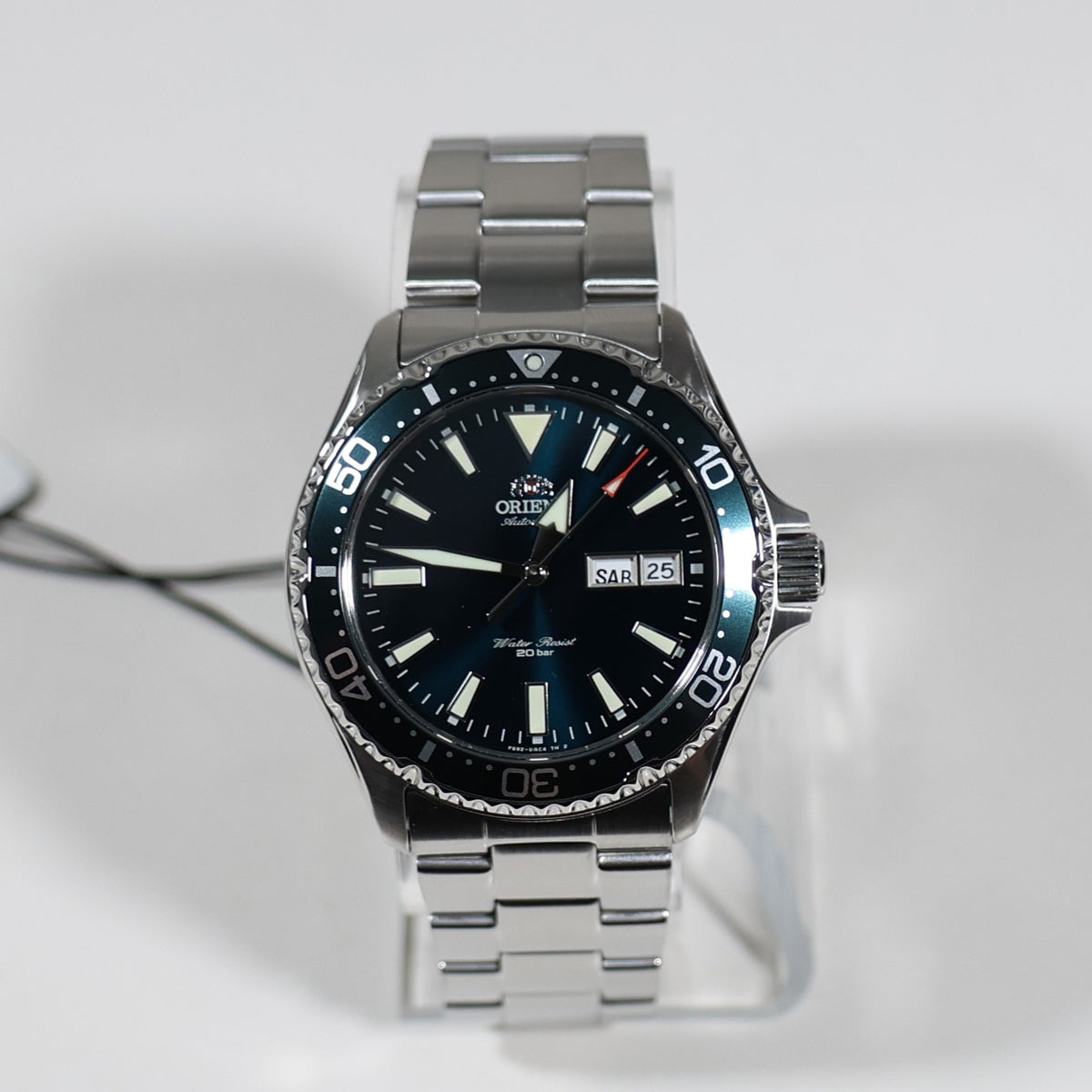 Orient Kamasu Green Dial Men's Stainless Steel Diver Watch RA-AA0004E39B - Chronobuy