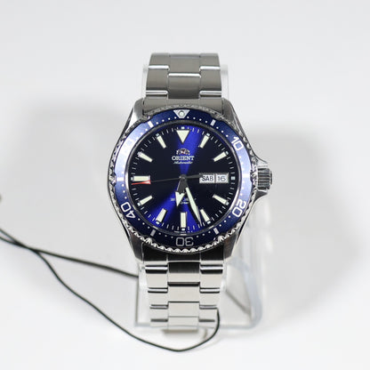 Orient Kamasu Stainless Steel Automatic Blue Dial Diver Mens Watch RA-AA002L39B - Chronobuy