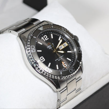 Orient Mako III Grey Dial Automatic Men's Stainless Steel Watch RA-AA0819N19B