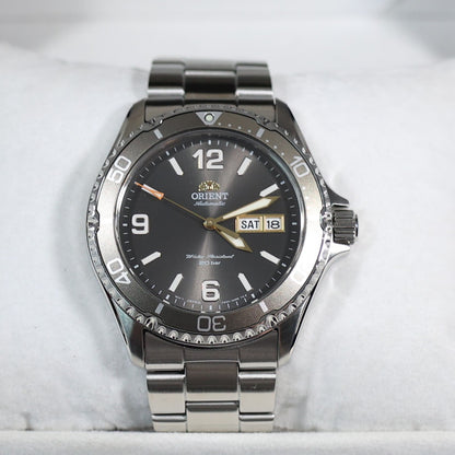 Orient Mako III Grey Dial Automatic Men's Stainless Steel Watch RA-AA0819N19B