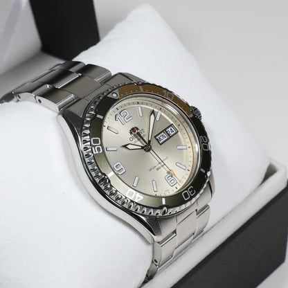 Orient Mako III Silver Dial Automatic Men's Stainless Steel Watch RA-AA0821S19B